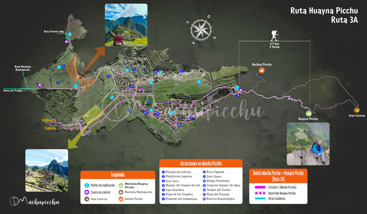 Route to Huayna Picchu Mountain (3A)