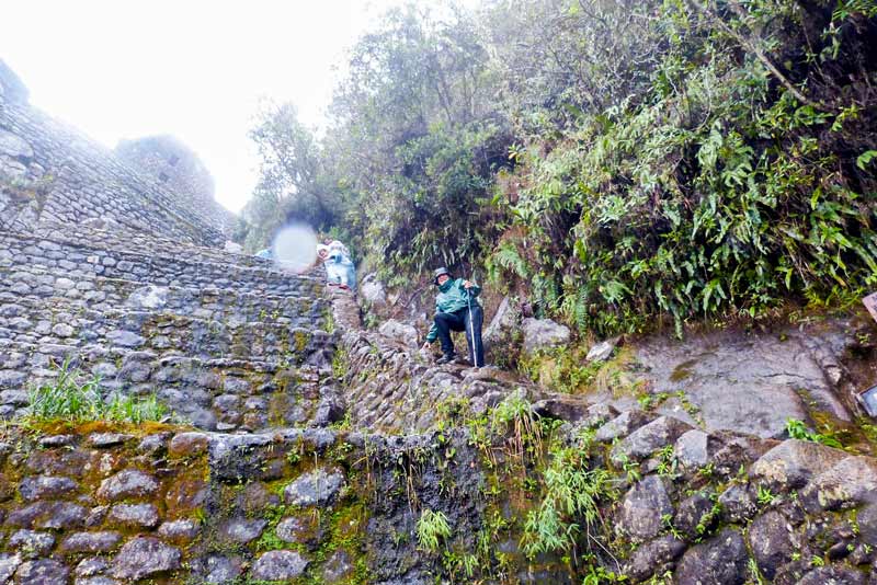 Climbing Huayna Picchu Mountain