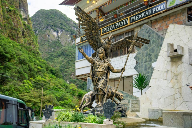 Representation of the three planes of the Inca worldview