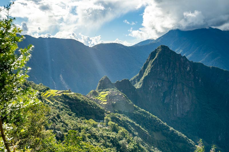 Machu Picchu was built in harmony with nature