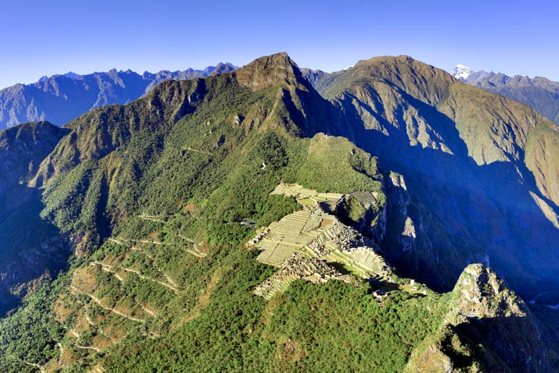 Foto de Machu Picchu do topo de Huayna Picchu