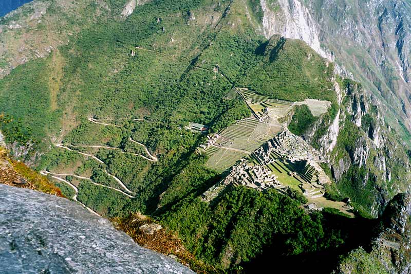 Vista panorâmica do topo de Huayna Picchu