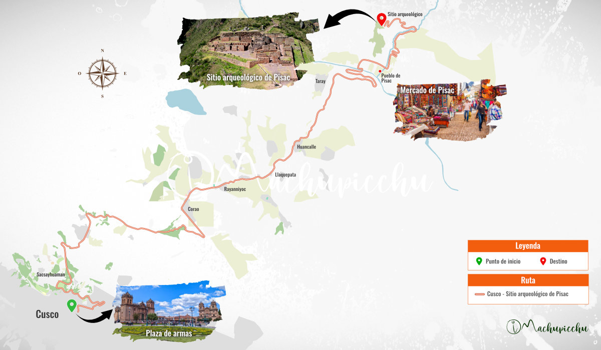 Como chegar a Pisac saindo da cidade de Cusco