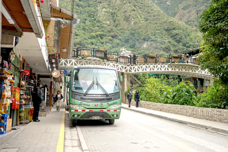 Consetur Bus in Machu Picchu Pueblo