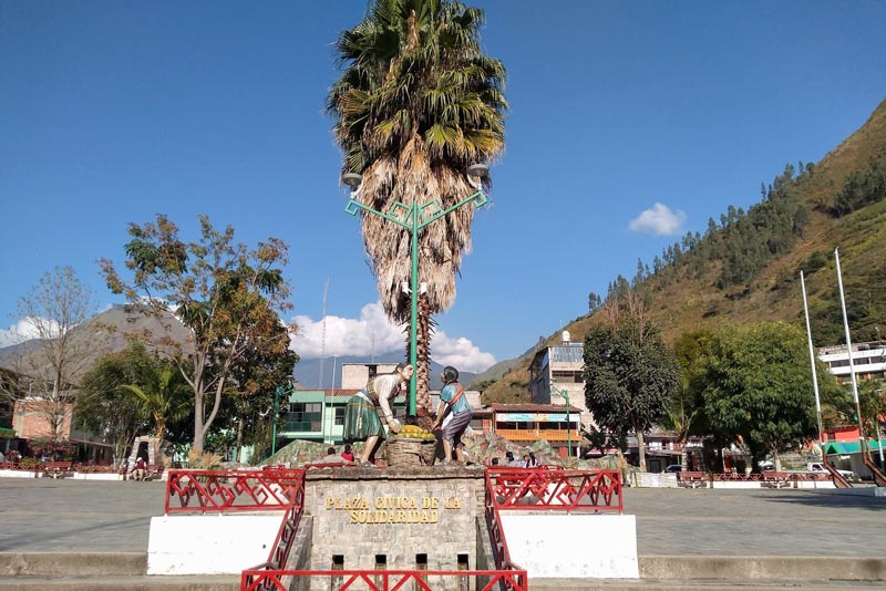 Civic square of the Santa Teresa district