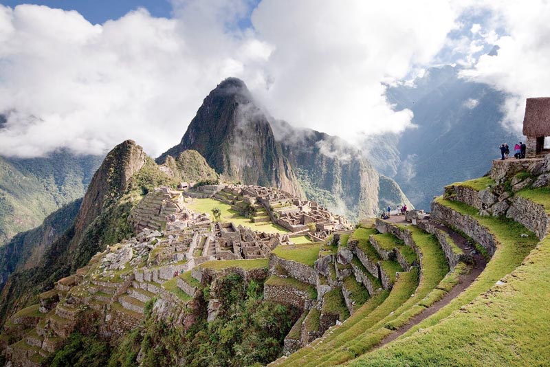 Vista panorámica de la ciudadela inca de Machu Picchu