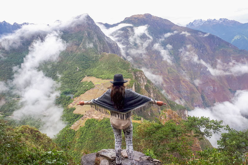 View from one of the viewpoints on the way to Huayna Picchu