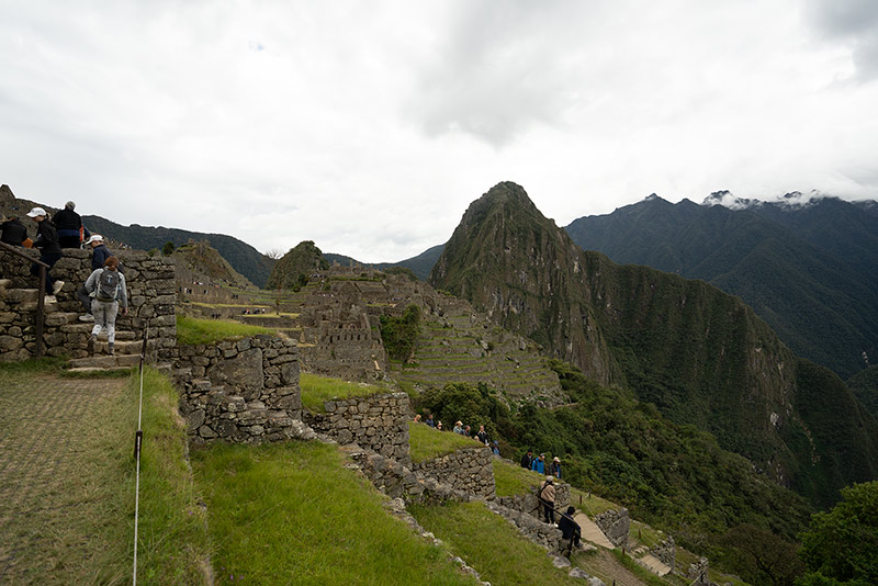 As construções da cidadela de Machu Picchu