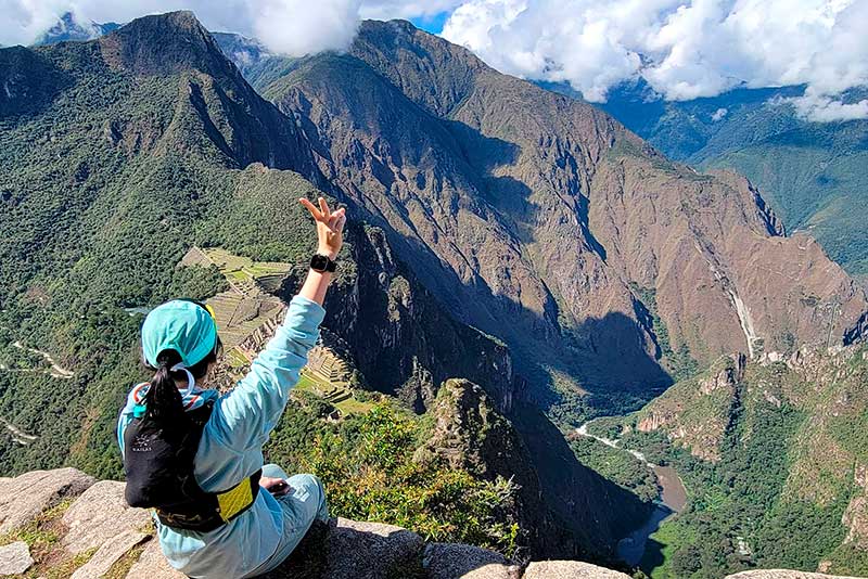Montaña Huayna Picchu vista desde Machu Picchu