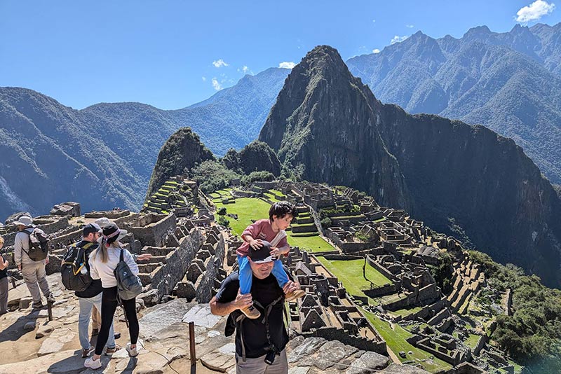 Ciudad inca de Machu Picchu construida en lo alto de una montaña