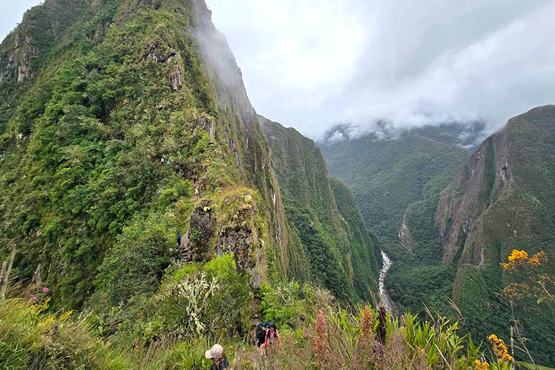 Wanderung zum Huayna Picchu Berg