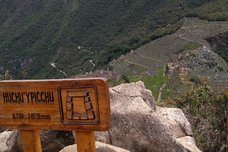 Aussicht vom Huchuy Picchu Berg