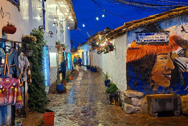 Calles del barrio de San Blas